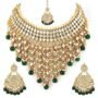Stylish Choker Traditional Pearl Kundan Necklace Jewellery Set