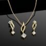 American Diamond Pendant Set With Chain For Girls and Women - Image 2