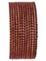 Shining Diva Fashion Set of 12 Latest Traditional Design Gold Plated Stone Bangle - Image 4